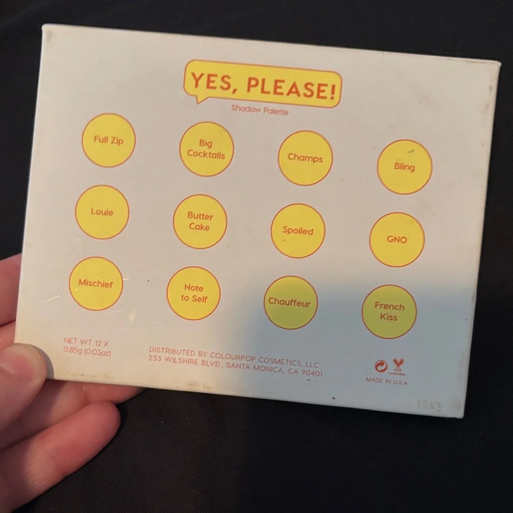 Colourpop Yes, Please! Eyeshadow Palette